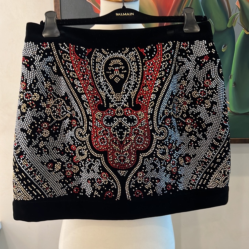 Balmain embellished Mini Skirt size 44 European, 10 American